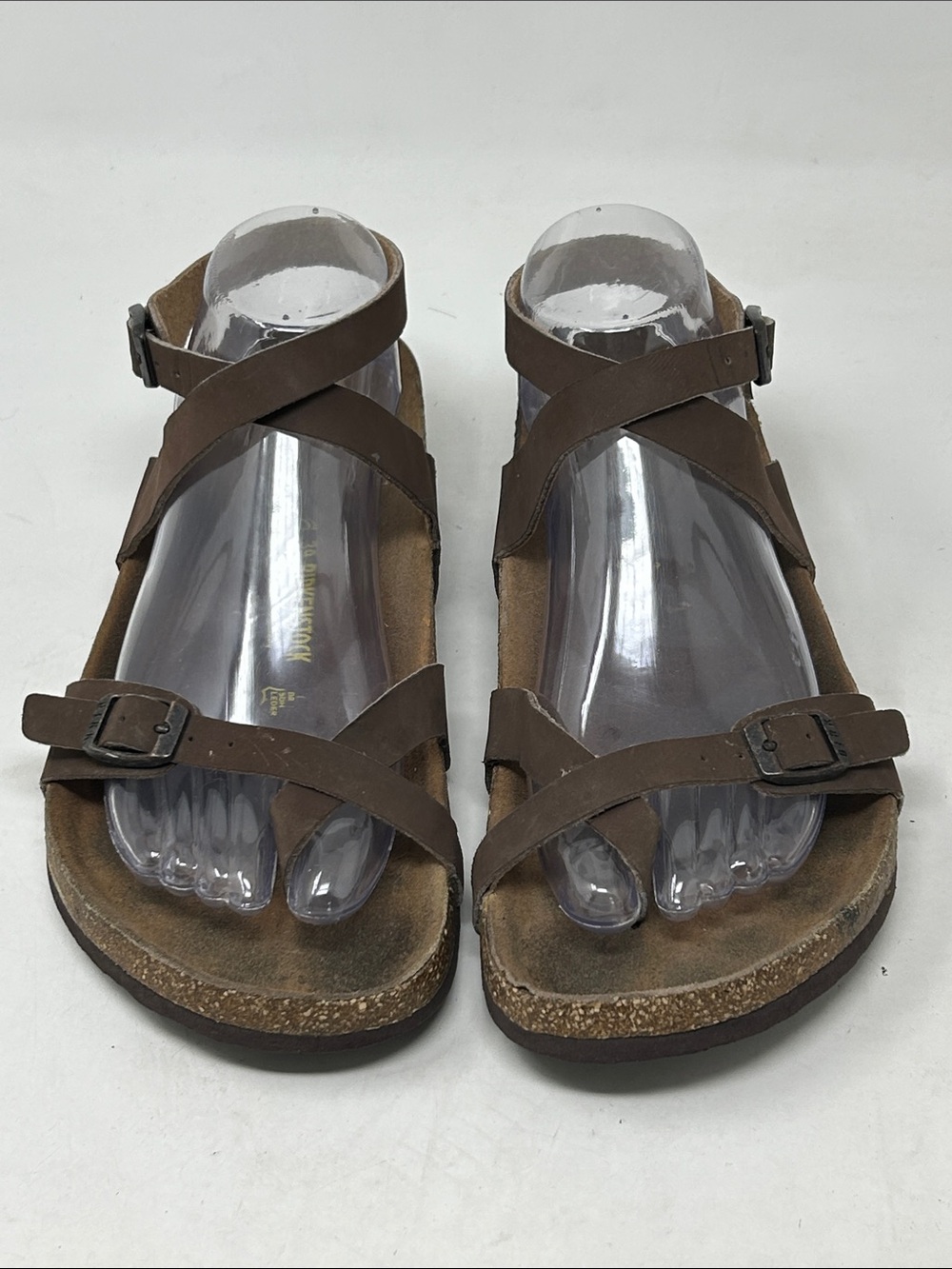 Birkenstock Yara Brown Leather sandals Size 39